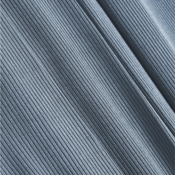 BLUE ELASTIC WAIST WIDE LEG PANTS 💙 - Picture 2 of 5